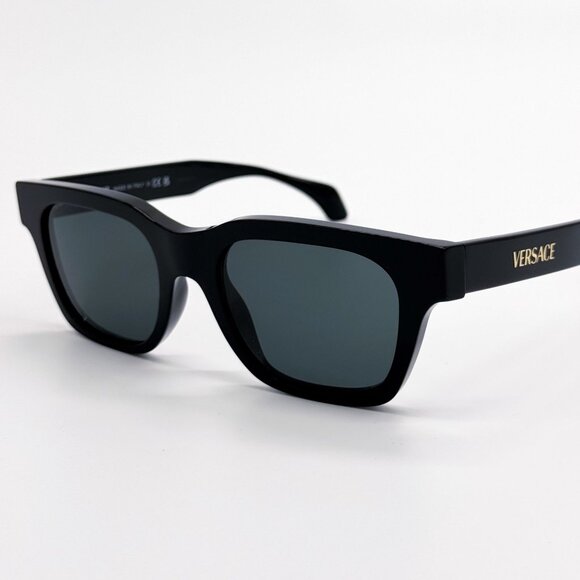 NEW VE4486 GB1/87 VERSACE SUNGLASSES UNISEX BLACK EYEWEAR MOD 4486 - Picture 5 of 9